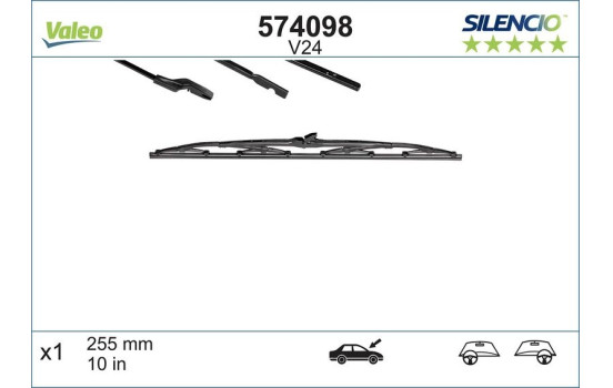 Torkarblad 574098 Valeo, bild 2
