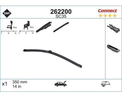 Torkarblad ALTERNATIVE CONNECT 262.200 SWF