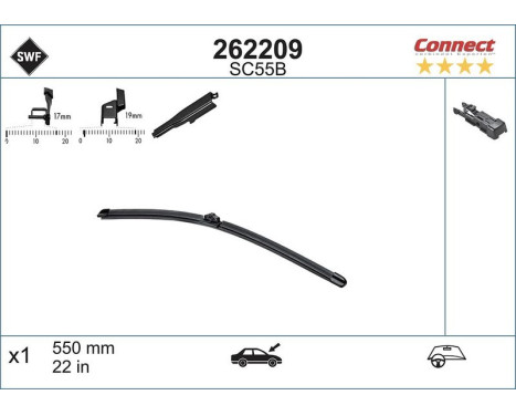 Torkarblad ALTERNATIVE CONNECT 262.209 SWF