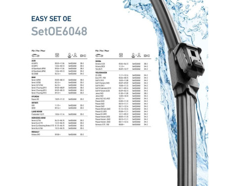 Torkarblad EasySets 9XW 358 164-071 Hella, bild 7