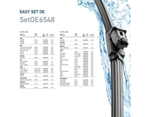 Torkarblad EasySets 9XW 358 164-131 Hella, bild 7