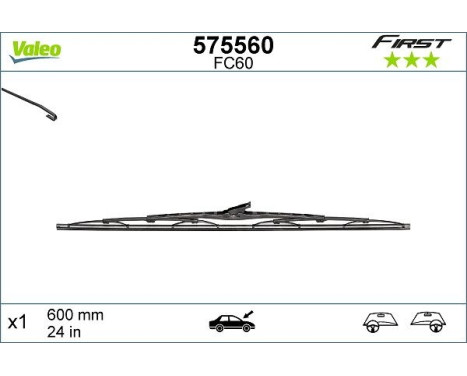 Torkarblad FIRST 575560 Valeo, bild 5