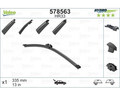 Torkarblad HYDROCONNECT 578563 Valeo, bild 3