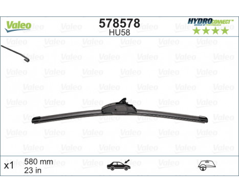 Torkarblad HYDROCONNECT 578578 Valeo, bild 2