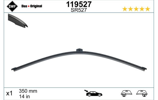 Torkarblad ORIGINAL VISIOFLEX REAR 119527 SWF