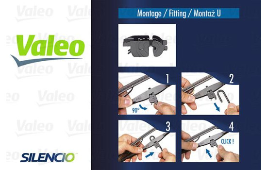 Torkarblad SILENCIO CONVENTIONAL SINGLE 574116 Valeo, bild 5