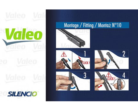 Torkarblad SILENCIO FLAT BLADE SET 577926 Valeo, bild 3
