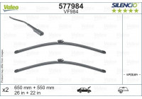 Torkarblad SILENCIO FLAT BLADE SET 577984 Valeo