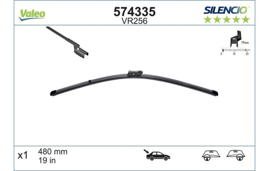 Torkarblad SILENCIO REAR 574335 Valeo, bild 2