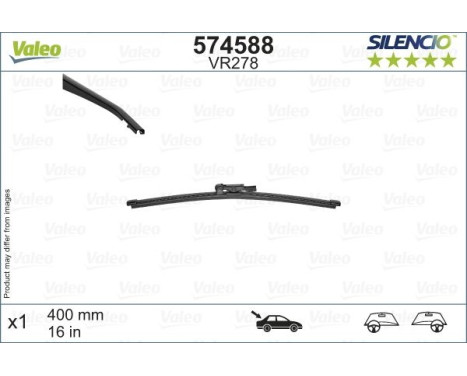 Torkarblad SILENCIO REAR 574588 Valeo