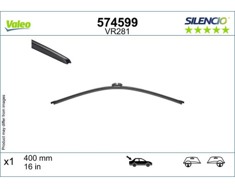 Torkarblad SILENCIO REAR 574599 Valeo, bild 2