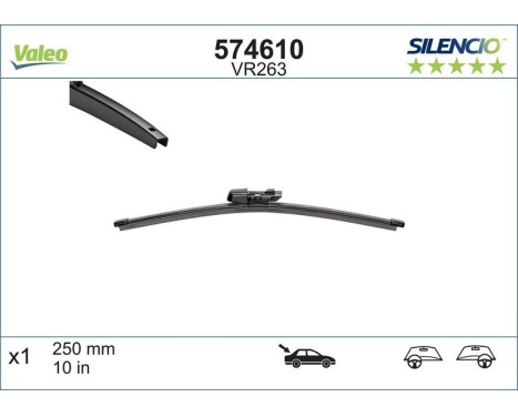Torkarblad SILENCIO REAR 574610 Valeo, bild 5