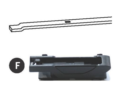 torkarblad TF550L Trico, bild 5