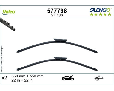 Vindrutetorkare 577798 Valeo