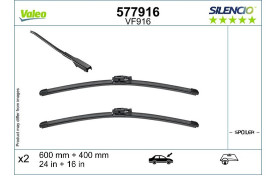 Vindrutetorkare 577916 Valeo, bild 2