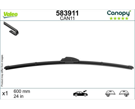 Vindrutetorkare 583911 Valeo, bild 9