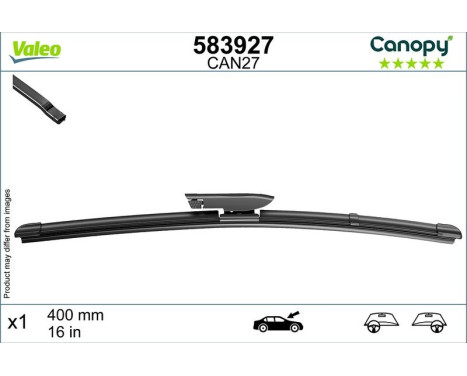 Vindrutetorkare 583927 Valeo, bild 8
