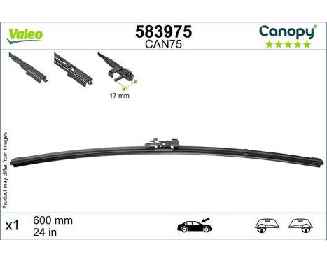 Vindrutetorkare 583975 Valeo, bild 8