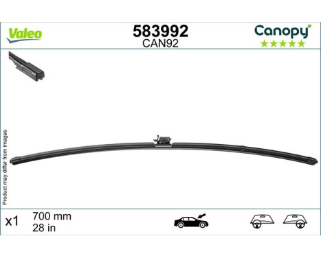 Vindrutetorkare 583992 Valeo, bild 8