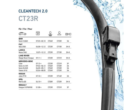 Vindrutetorkare CLEANTECH 9XW 358 061-231 Hella, bild 7