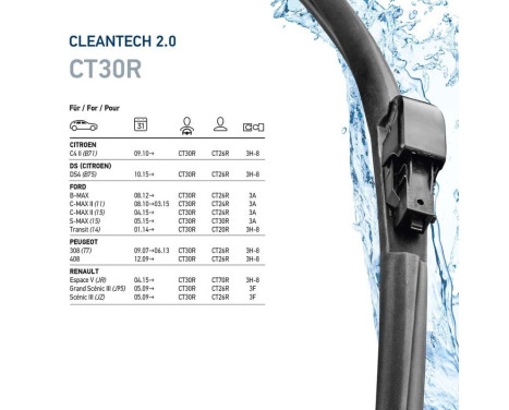Vindrutetorkare CLEANTECH 9XW 358 061-301 Hella, bild 7