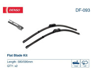 Vindrutetorkare DF-093 Denso