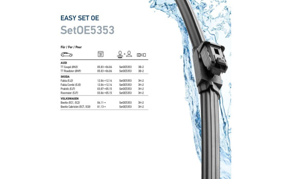 Vindrutetorkare EasySets 9XW 358 164-021 Hella, bild 7