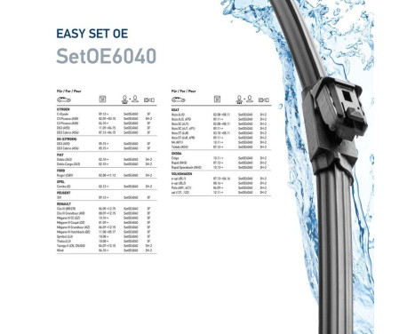 Vindrutetorkare EasySets 9XW 358 164-051 Hella, bild 7