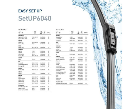 Vindrutetorkare EasySets 9XW 358 164-281 Hella, bild 7