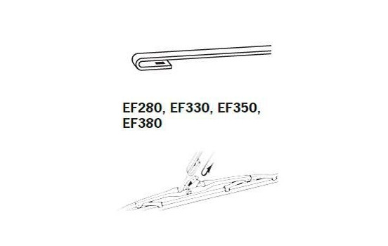 Vindrutetorkare EF330 Trico, bild 4