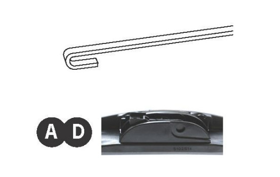 Vindrutetorkare TF650L Trico, bild 6