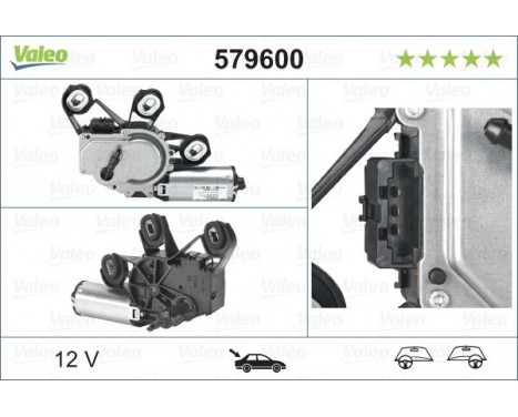 Vindrutetorkarmotor ORIGINAL PART, bild 7