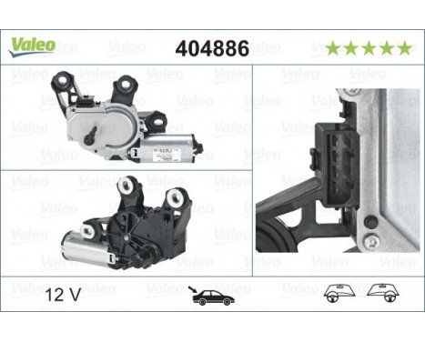 Vindrutetorkarmotor ORIGINAL PART, bild 5