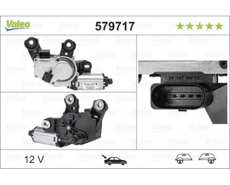 Vindrutetorkarmotor ORIGINAL PART, bild 5