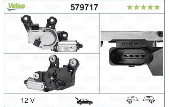 Vindrutetorkarmotor ORIGINAL PART, bild 5