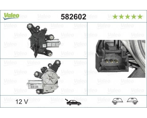 Vindrutetorkarmotor ORIGINAL PART, bild 6