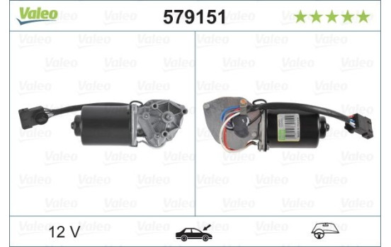 Vindrutetorkarmotor ORIGINAL PART, bild 6