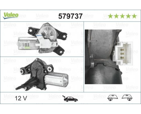 Vindrutetorkarmotor ORIGINAL PART, bild 5