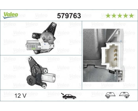 Vindrutetorkarmotor ORIGINAL PART, bild 5