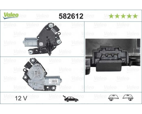 Vindrutetorkarmotor ORIGINAL PART, bild 5