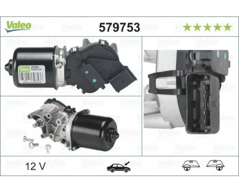 Vindrutetorkarmotor ORIGINAL PART, bild 5