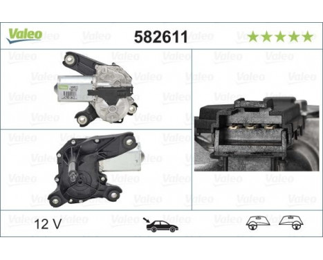 Vindrutetorkarmotor ORIGINAL PART, bild 6