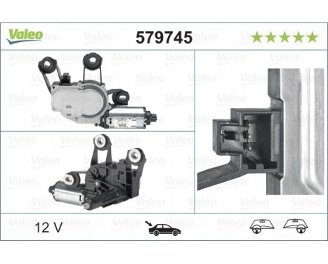 Vindrutetorkarmotor ORIGINAL PART, bild 5