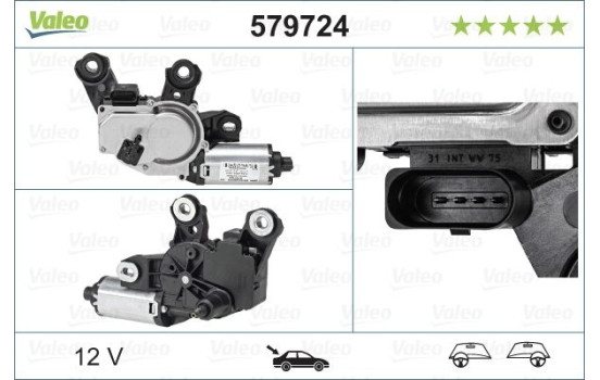 Vindrutetorkarmotor ORIGINAL PART, bild 5