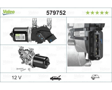 Vindrutetorkarmotor ORIGINAL PART, bild 5
