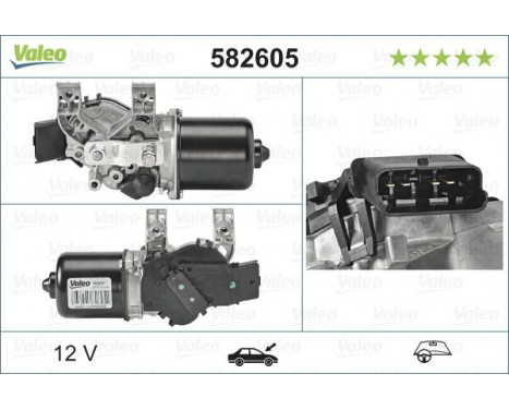 Vindrutetorkarmotor ORIGINAL PART, bild 6