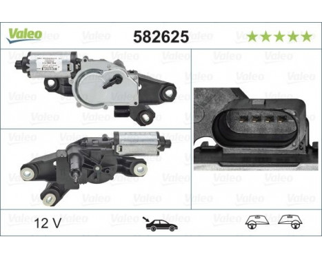 Vindrutetorkarmotor ORIGINAL PART, bild 5