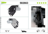 Vindrutetorkarmotor ORIGINAL PART