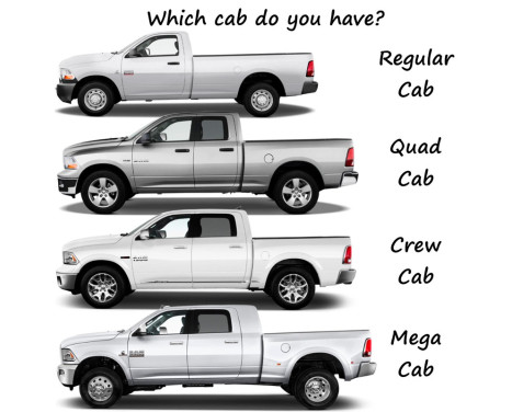 Sidovindavvisare Klar beslag för Dodge Ram Reg-Cab 2 dörr 2011-, bild 4