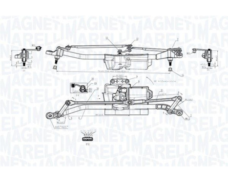 Vindrutetorkarsystem, bild 2